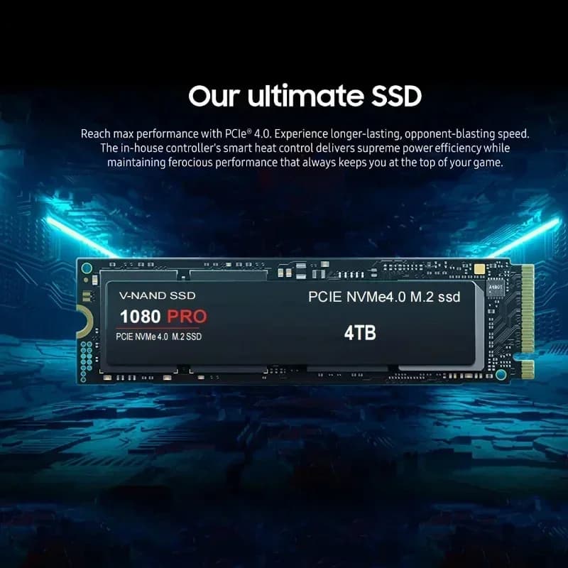 Original 1080PRO Hard Disk SSD 1TB 2TB 4TB M2 Nvme Pcie M2 2280 Drive Internal Solid State Disk 4TB SSd Nvme M2 For PS5 Desktop