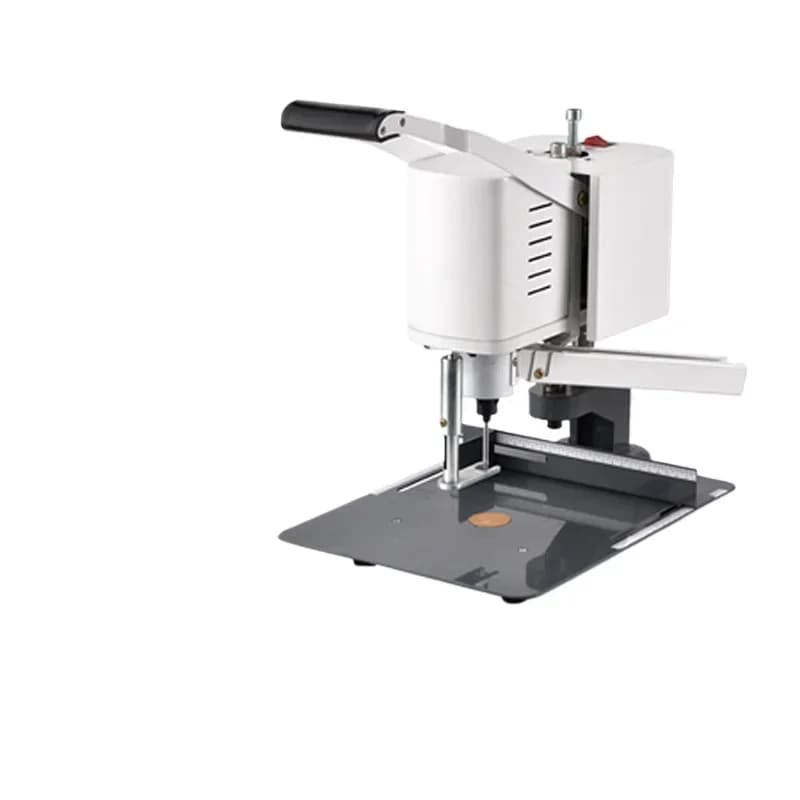 1NB-100A Single Hole Manual Drill for Heavy Duty Label Files in Paper Graphic Vest Soft Bag Electric Punching Cable Drill