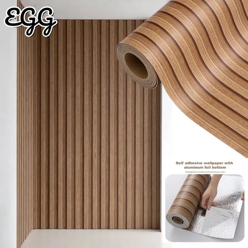 Wall Foam Wall Stickers, Self-adhesive Parade Paper Easy to Apply, Fit for Ceilings, Walls, Wardrobes and Credences