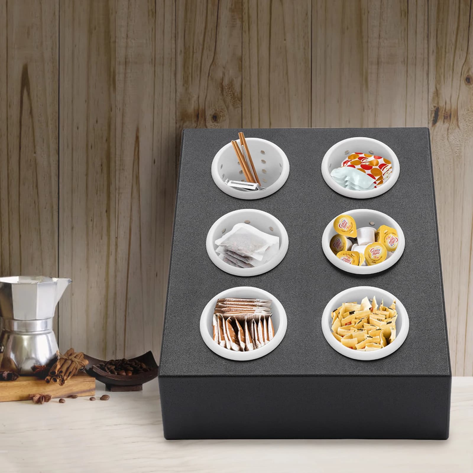 6 Parts Stainless Steel Tools Organizer, Door Knives Fork and Knives - Organizer for Kitchen Drawers
