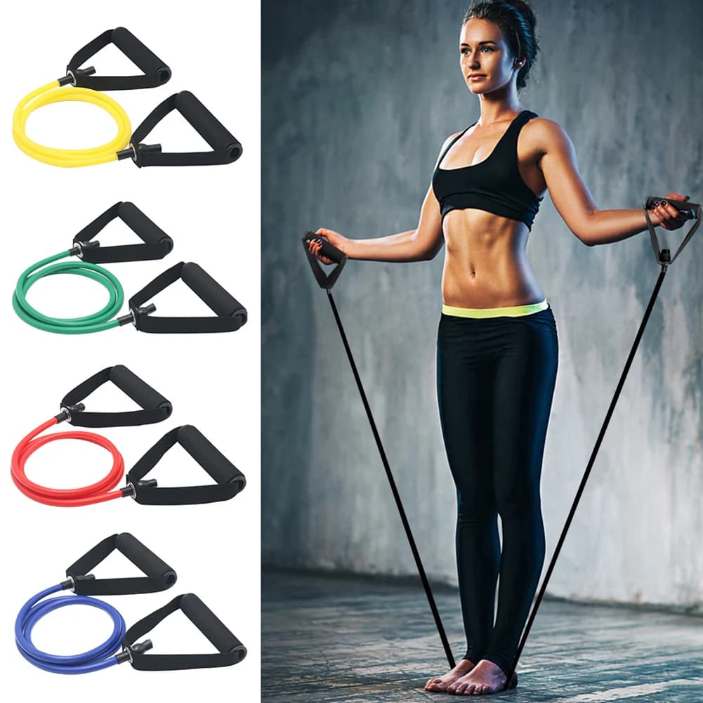 1.2M Yoga Pull Rope TPE Fitness Fitness Gum Elastic Rubber Elastic Elastice Training Elastice Training Elastice for Exercise Equipment