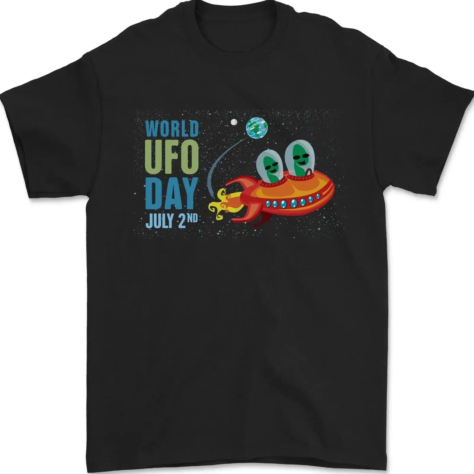 T-shirt da uomo Welt UFO Tag Aliens 100% cotone vintage lavato elasticizzato streetwear morbido abbigliamento di design confortevole casual
