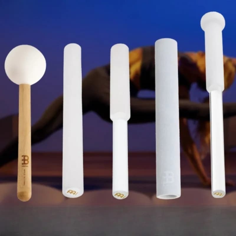 Crystal Singing Bowl Silicone Stick Quartz Deerskin Singing Bowls Sticks Bowls Rubber Hammer Percussion Instruments Accessories