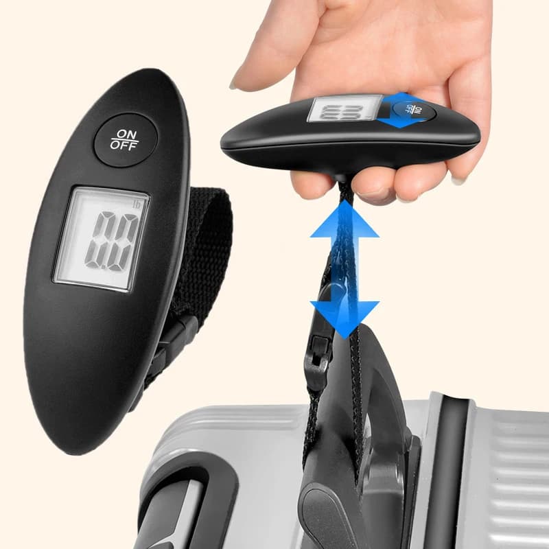 NUOVA Bilancia Elettronica Portatile per Bagagli: Bilancia Tascabile Precisa 40kg/100g Ideale per Viaggi