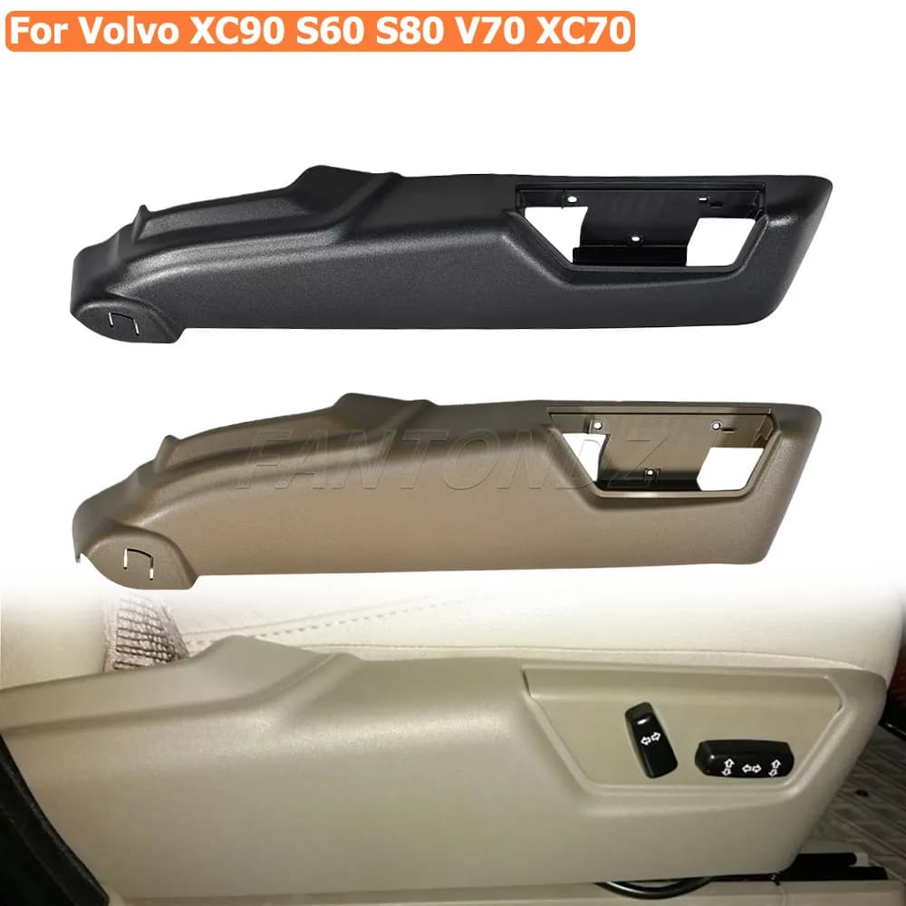 Copertura del rivestimento del pannello degli interruttori laterali del sedile elettrico anteriore destro dell'auto per Volvo XC90 S60 XC70 S80 V70 39802016 39802020