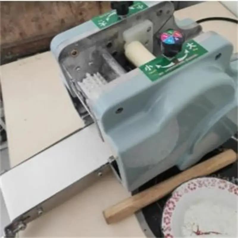 Elettrico Gnocco Involucro Macchina 110v 220v Rotondo Quadrato Wonton Skin Maker Rolling Press Pasta Affettatrice Strumento di Stampaggio