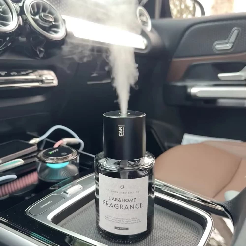 Smart Car nano aromatherapy sprayer, 160 ml perfume container, automatic ignition/supply, suitable for children, healthy plant extracts for the vehicle