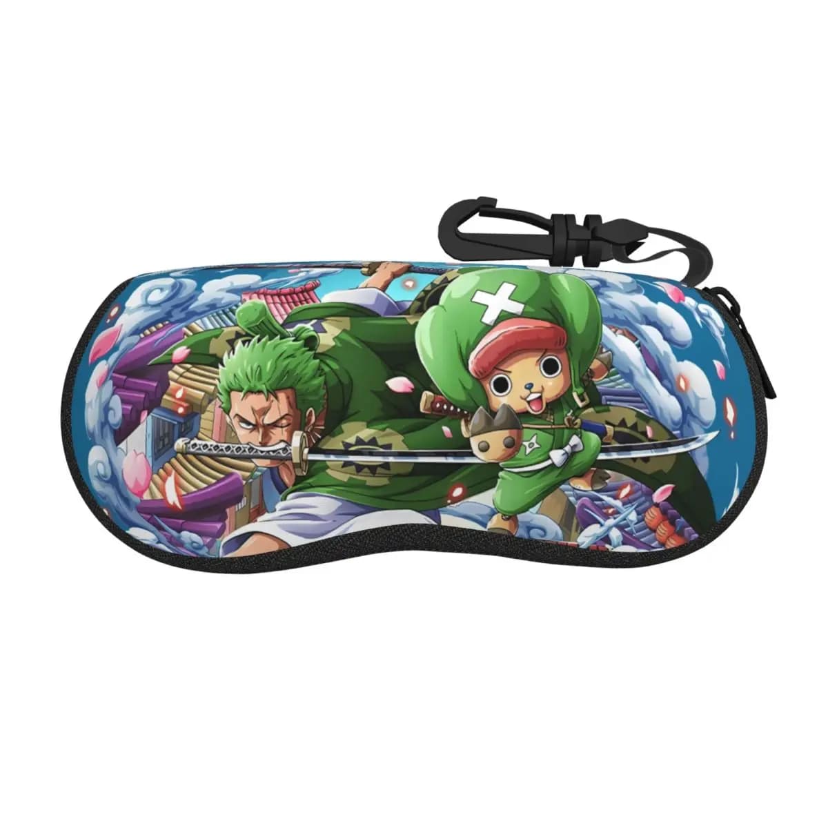 Custodia Protettiva Personalizzata per Occhiali One Piece Z-Zoro Manga, Astuccio per Occhiali da Sole Anime, Sacchetto Porta Occhiali