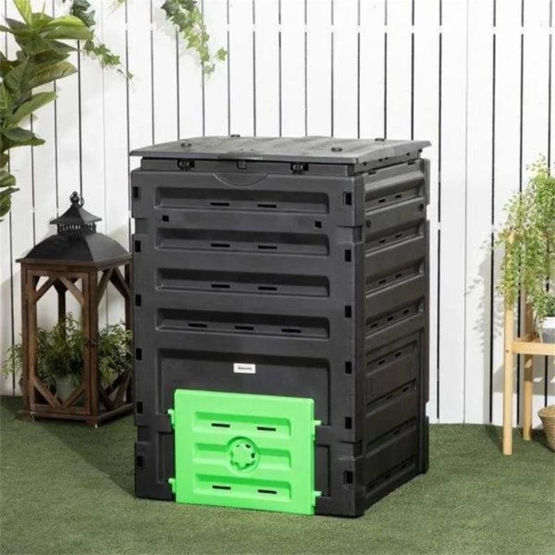 Montaggio leggero, efficiente e pratico e riciclaggio di grandi contenitori per compost, terreno fertile e contenitori per compost da giardino