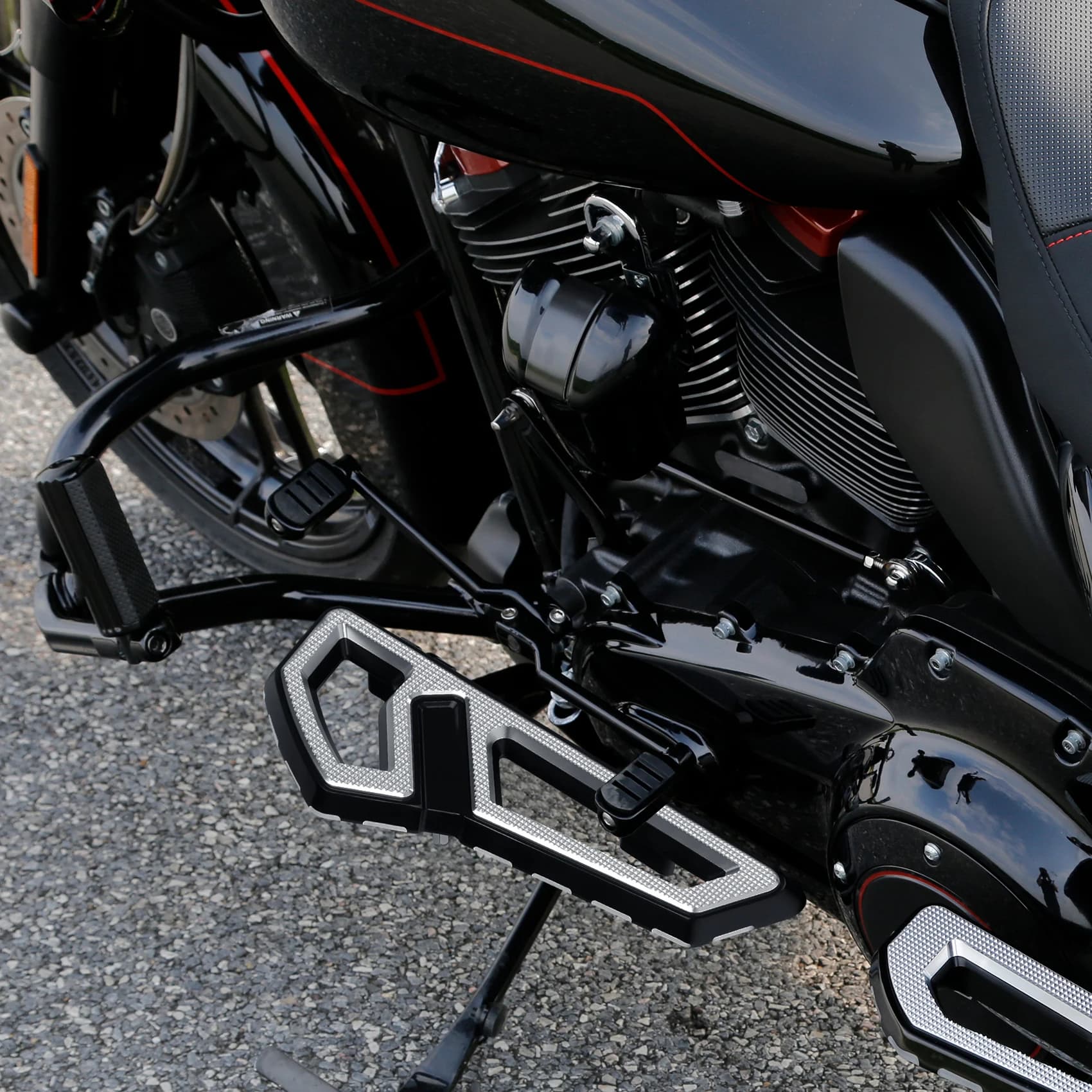 Pedana per Harley Touring Street Glide ST Road King Special 2000-2023 Softail Fat Boy Trike Rider