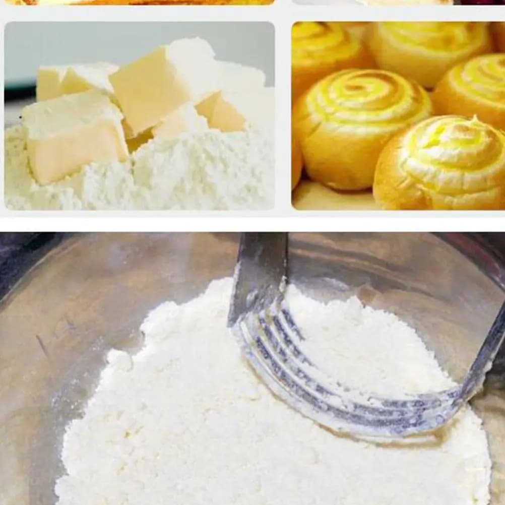 Stainless Steel Pastry Cutter Cream Mixer Blender for Dough Baking Butter Chocolate Mixing Kitchen Tools Pastry