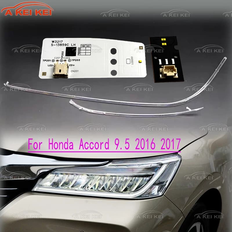 Size For Honda Accord 9.5 2016 2017 LED Auto DRL Light Head Strip Light Source Card Chip Board