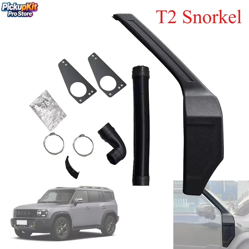 Car accessory with off-road breathing tube T2 Snorkel