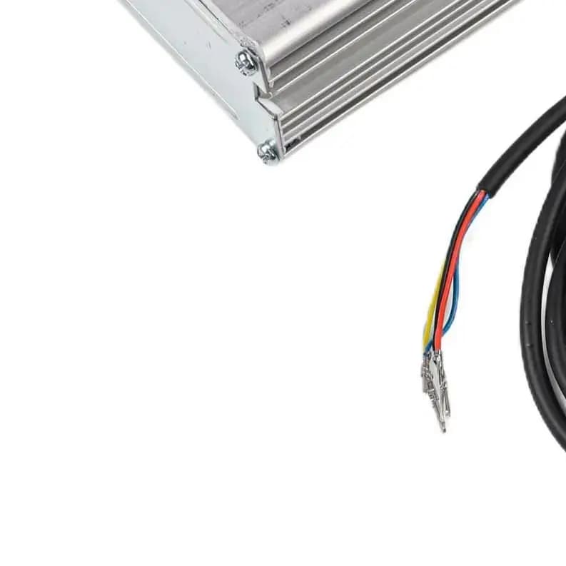 Controller Brushless 21A 48V 1000W in Lega di Alluminio Argento per Scooter Elettrico e Bici Elettrica con Cavo Adattatore Display - Ricambio