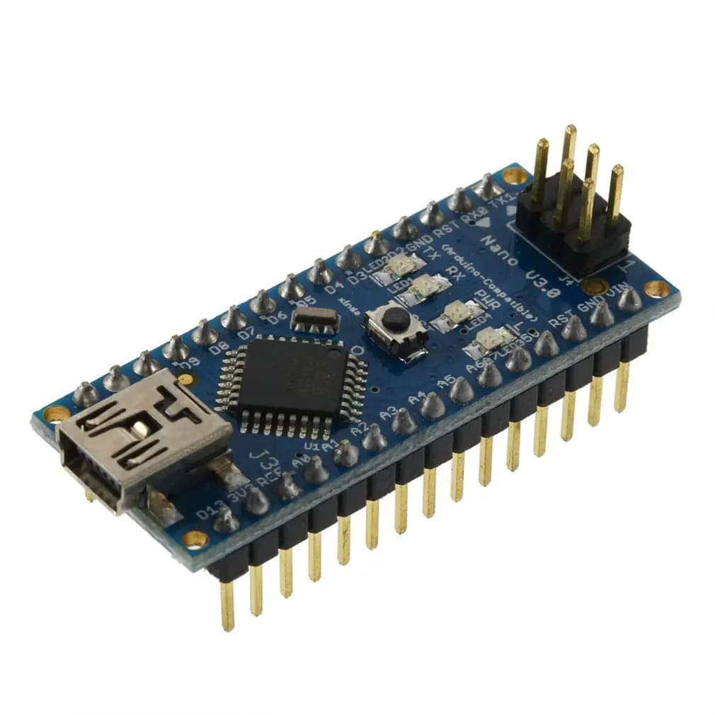 Hot 1PC Mini USB Nano V3.0 5V Micro Development Card ATmega328P CH340 Breadboard Controller For Arduino Card Voltage Regulator