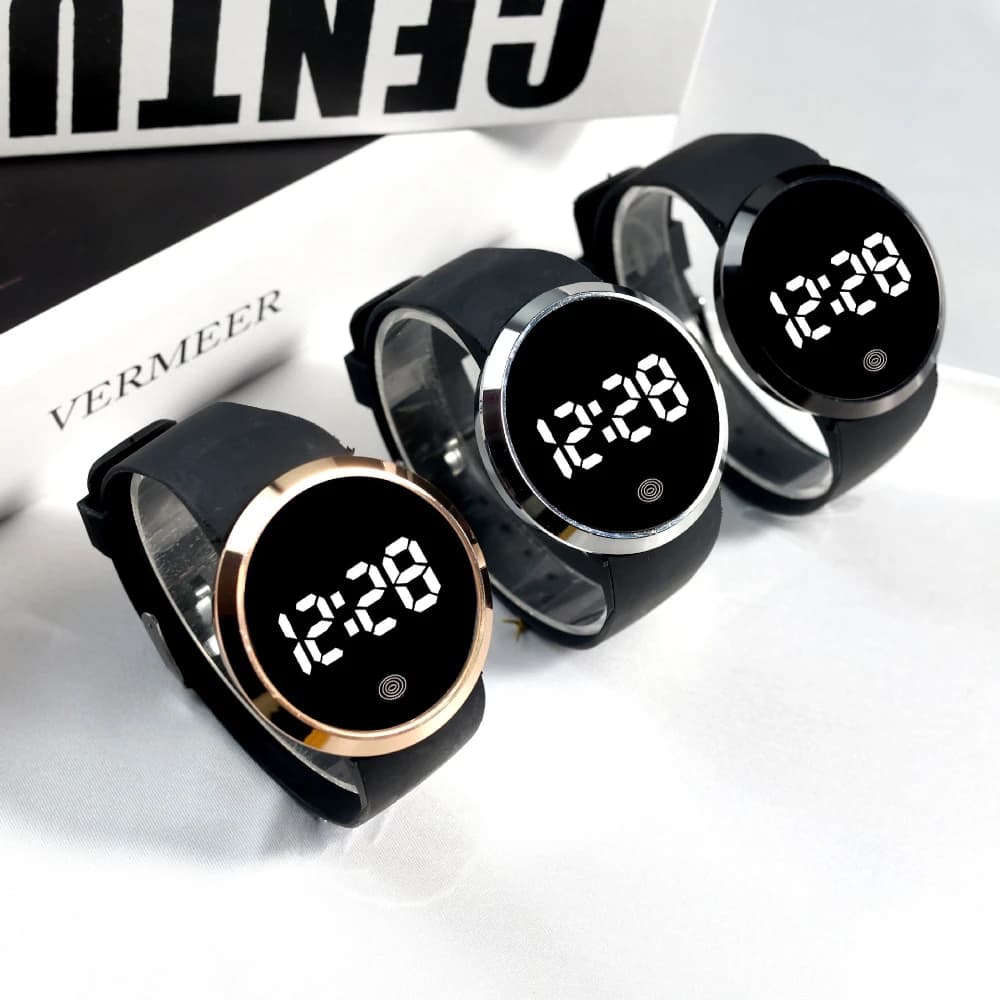 New Digitai Touch LED watches for women Electronic large screen Watch Wristwatch for casual unisex students Reloj Mujer Montre