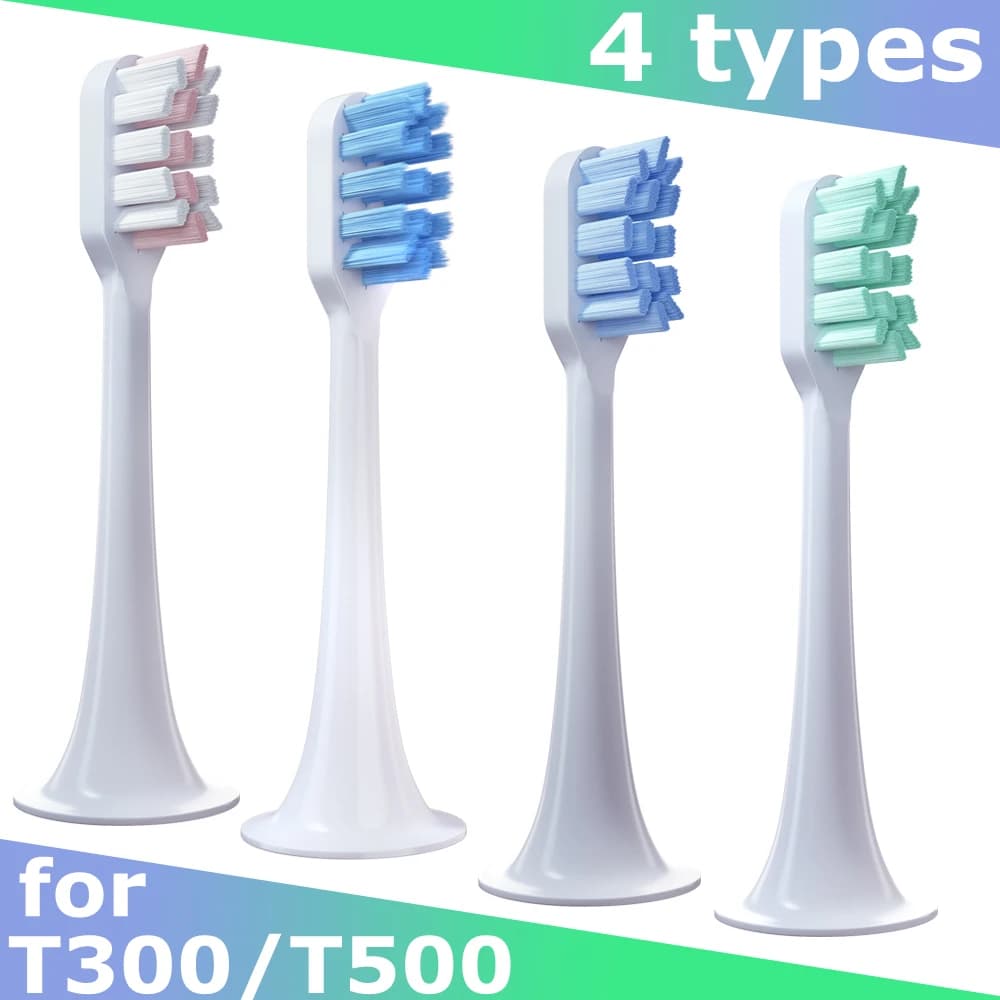 5 PCS Replacement heads for toothbrush for Xiaomi T300 T500 Sonic electric toothbrush Soft nozzles for toothbrush