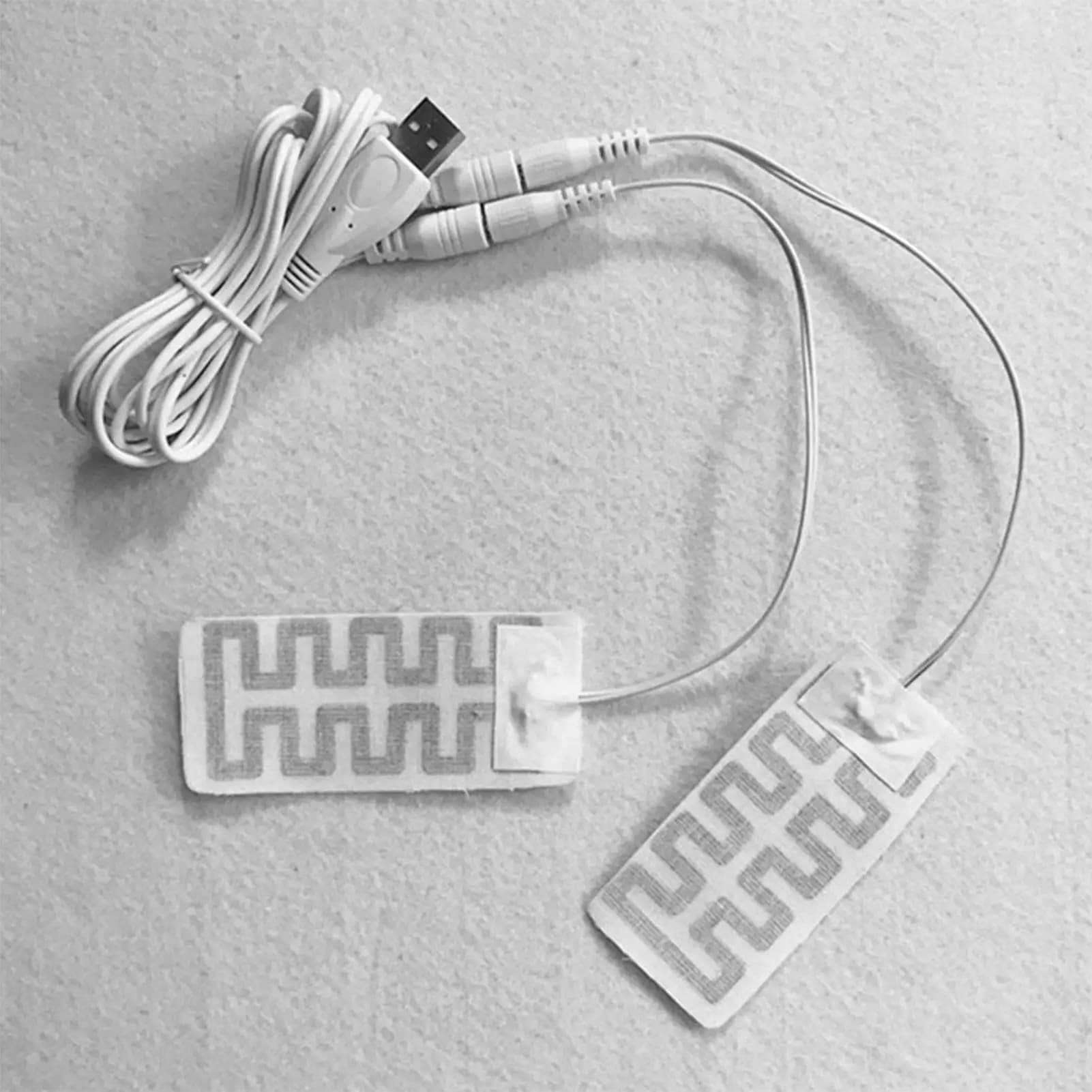 Pellicola riscaldante USB Guanti elettrici Tappetino riscaldante Guanti riscaldati USB Pad Scaldamani invernale per esterni per la stagione fredda invernale