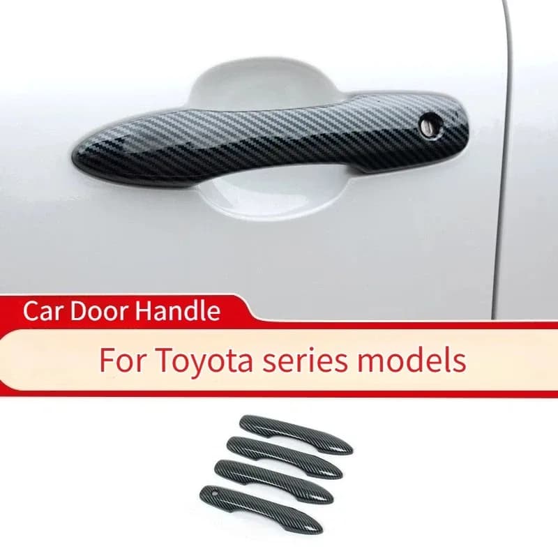 Copertura Protettiva Decorativa per Maniglie Porta per Serie Toyota, per Camry Corolla RAV4, Accessori Modificati per Maniglie Esterne Auto