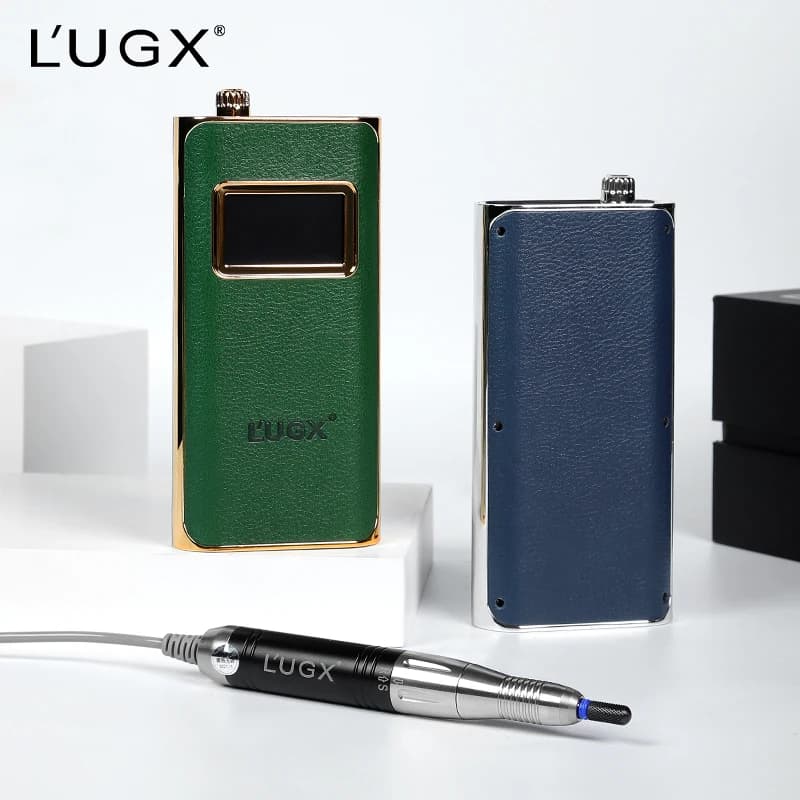 2026 LUGX 619 35000rpm Manicure Gel Nail Drill Professional Acrylic Cordless Rechargeable Electric Portable Nail Drill Machine