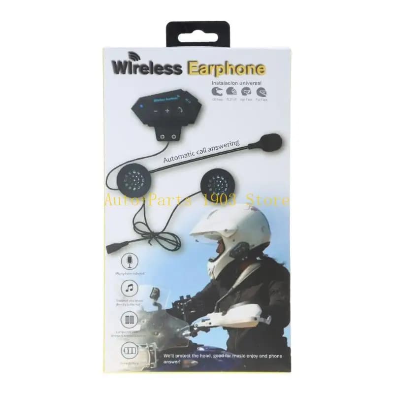 E21C Intercom for helmet Pit Bike Wireless headset Waterproof Intercom Music