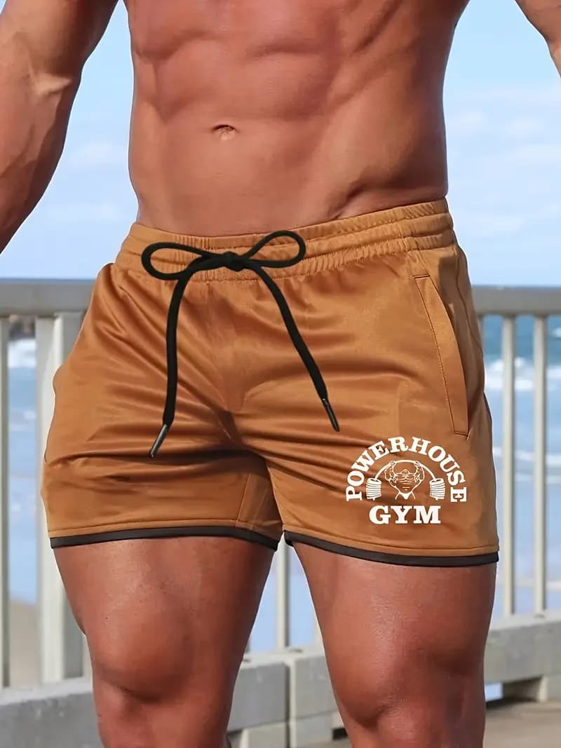 Men's New Breathable Mesh Sports Shorts Summer Motorcycle Basketball Beach Fitness Gym Training Shorts