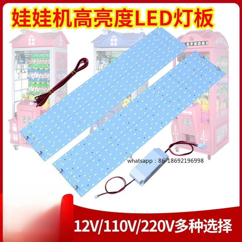 Scheda LED per Macchina Acchiappadolls 12V/220V, Accessorio per Macchina Gioco a Forbice, Macchina Acchiappadolls Taiwan e Macchina Acchiappadolls a Sigaretta