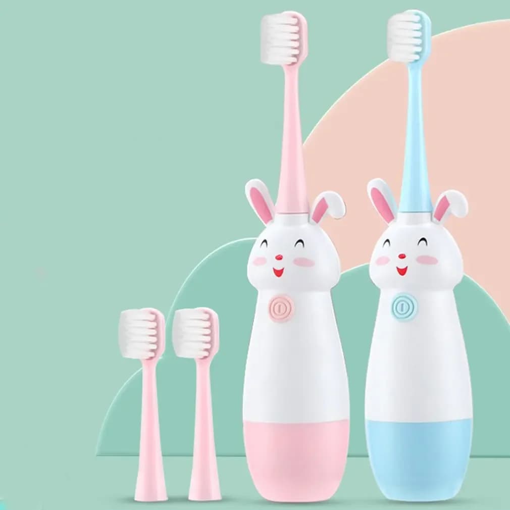 Spazzolino elettrico con testina Spazzolino sonico intelligente per uso domestico Spazzolino portatile antiscivolo per bambini