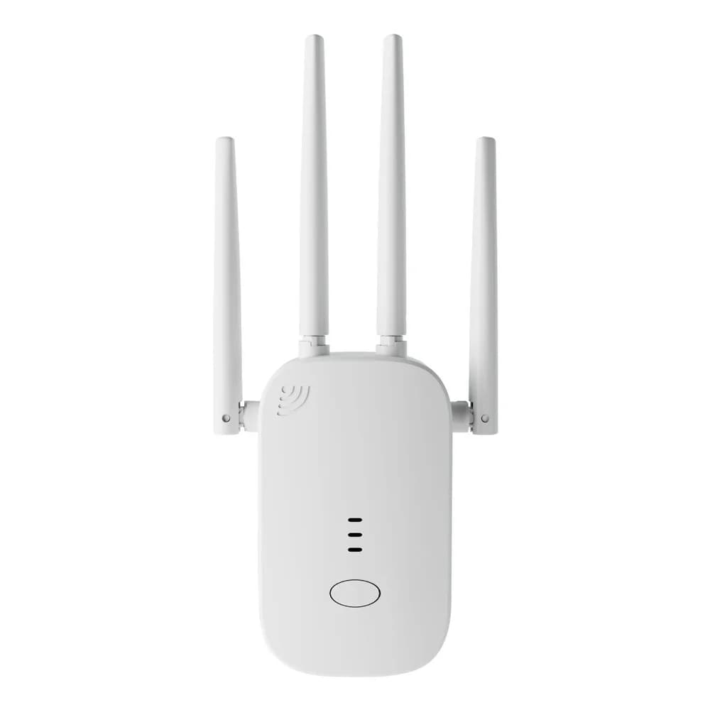 Estensore di segnale WiFi wireless 1200Mbps Ad alto guadagno 4 antenne Dual-Band 2.4G 5G Amplificatore di rete Ripetitore WiFi