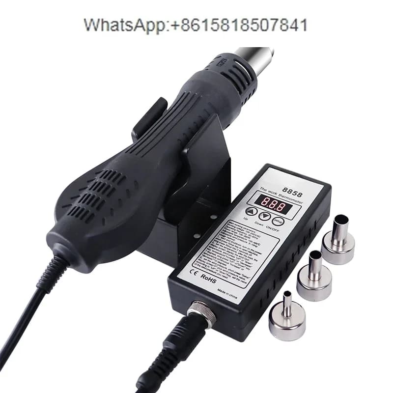 8858 heat gun small portable dismantling and welding table, mobile phone electronic maintenance constant temperature