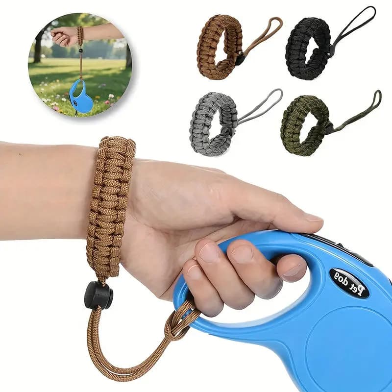Nuovo guinzaglio per cani regolabile cinturino di sicurezza da polso a mano libera per accessori per cani cucciolo braccialetto anticaduta guinzaglio corda forniture per animali domestici