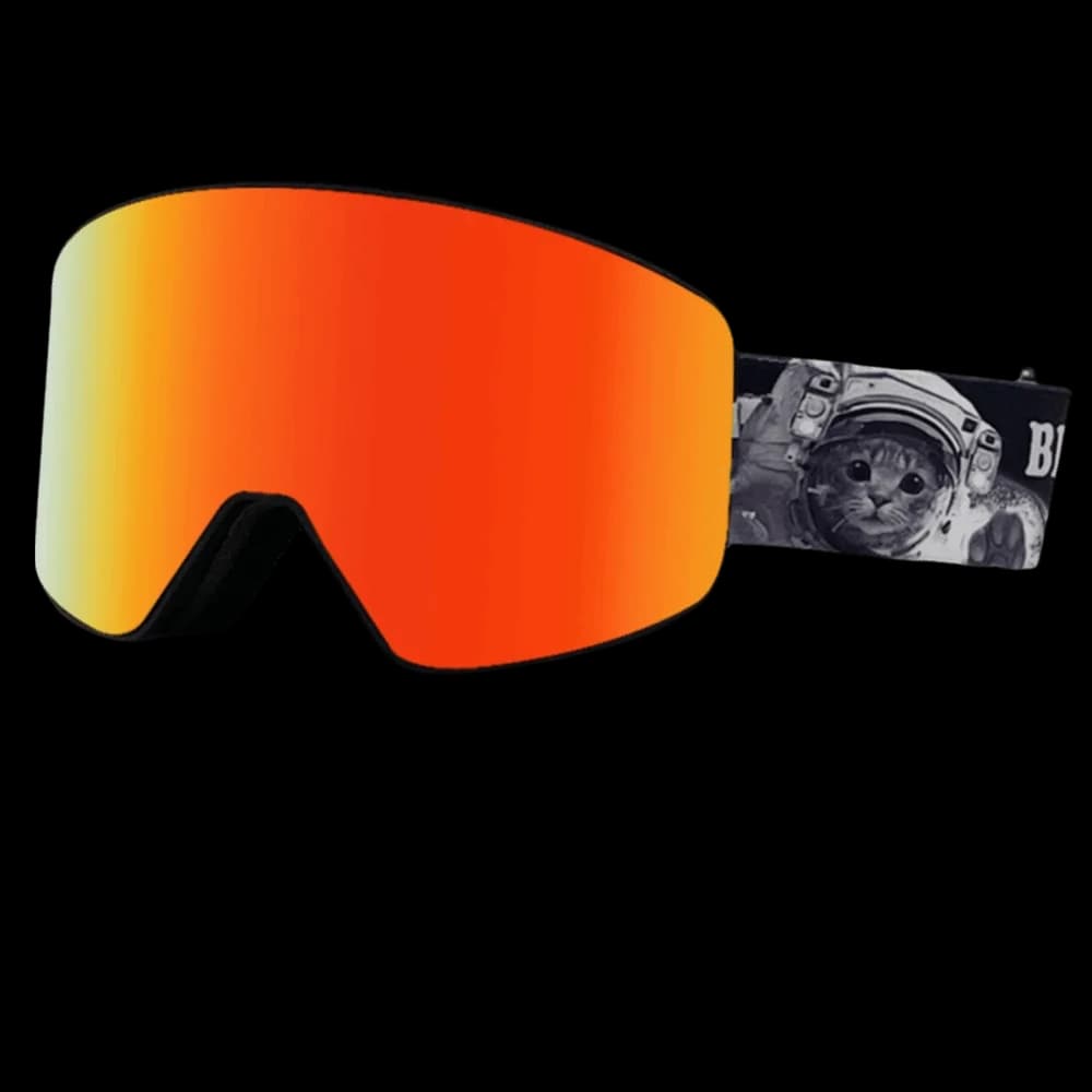 UV400 Protection Ski Goggles Anti-Fog Full Coating Snowboard Goggles Double Layers Cylindrical Lens Snow Glasses Outdoor Sports
