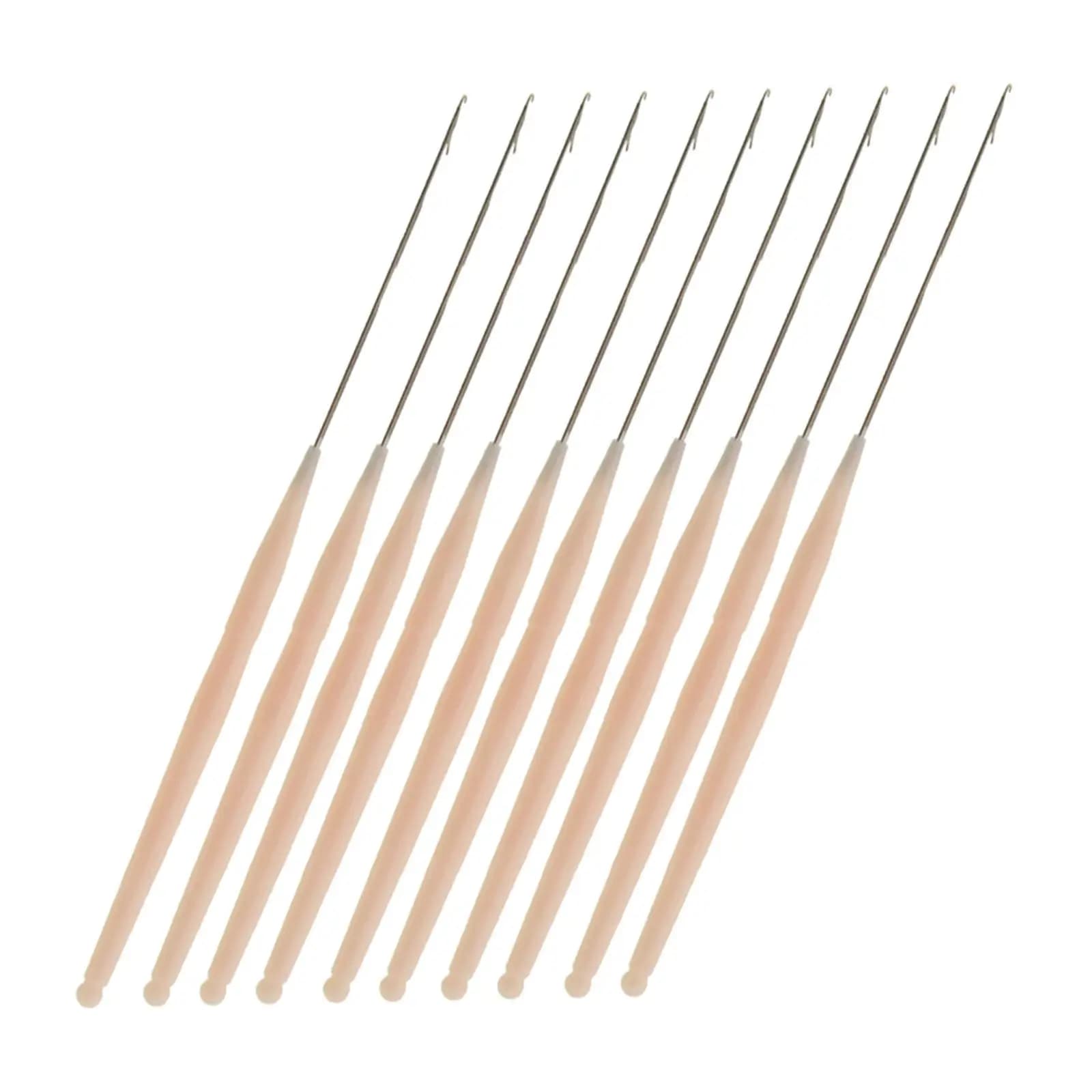 10Pcs Knitting Crocheting Braids Hair Weave Latch Crochet Hook Tools