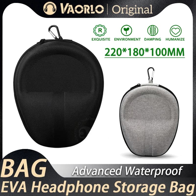 EVA Hard Shell Headphone Protective Case for EVA Travel Headphone Transport Bag for Xiaomi Audio Technica Wireless Storage Bag