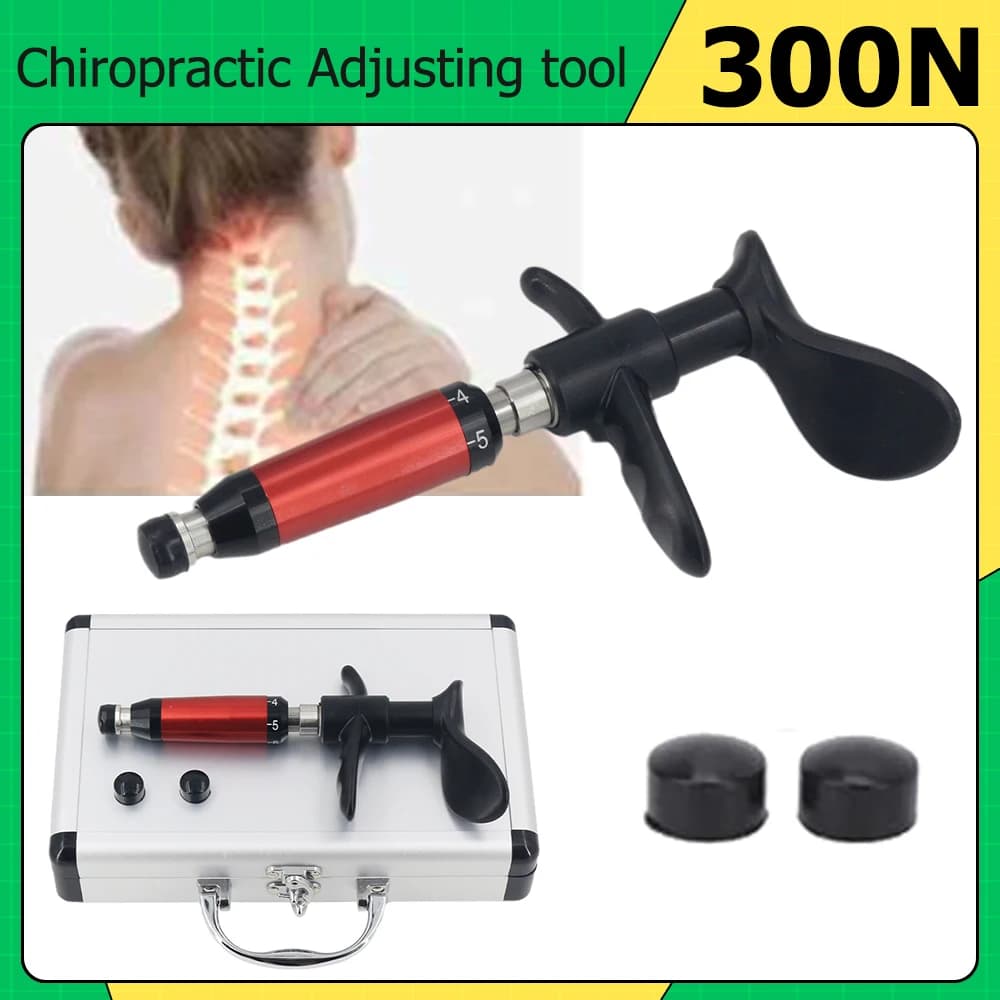 Portable Chiropractic Adjusting Tool New Manual One Head Spinal Massager For Muscle Relaxation Therapy Spine Pain Massage Gun