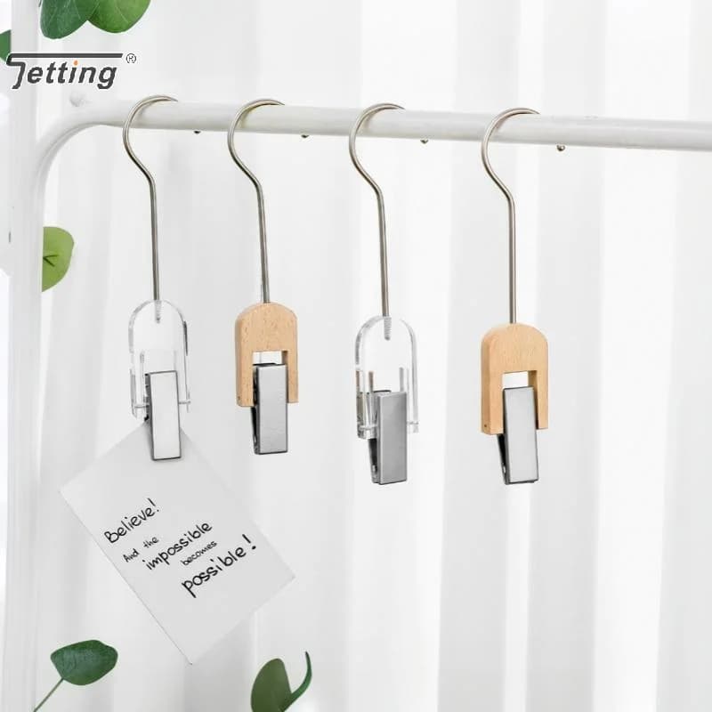 1Pcs Acrylic Hanger Wig Clip For Hairpin Hair Extension Wig Stand Hangers Clothes Laundry Hanging Extension Clothes Pins