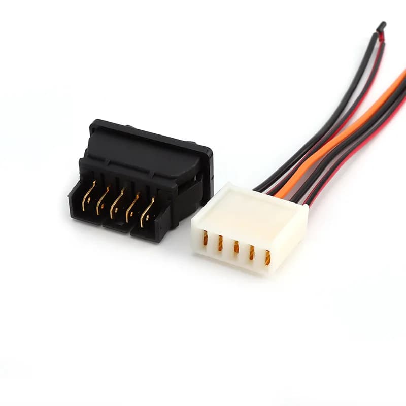 Sollevatore universale per interruttore per finestrino per auto con linea ASW-01 5 pin con doppio ripristino leggero e accessori per cablaggio interruttore di sollevamento a freccia