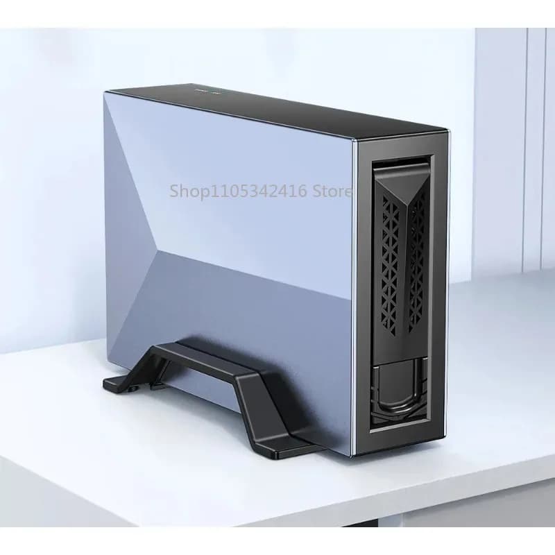 Box Esterno USB 3.2 per HDD/SSD SATA da 2.5" e 3.5" per PC, Laptop, NAS e Cloud Storage con Accesso Remoto Personale