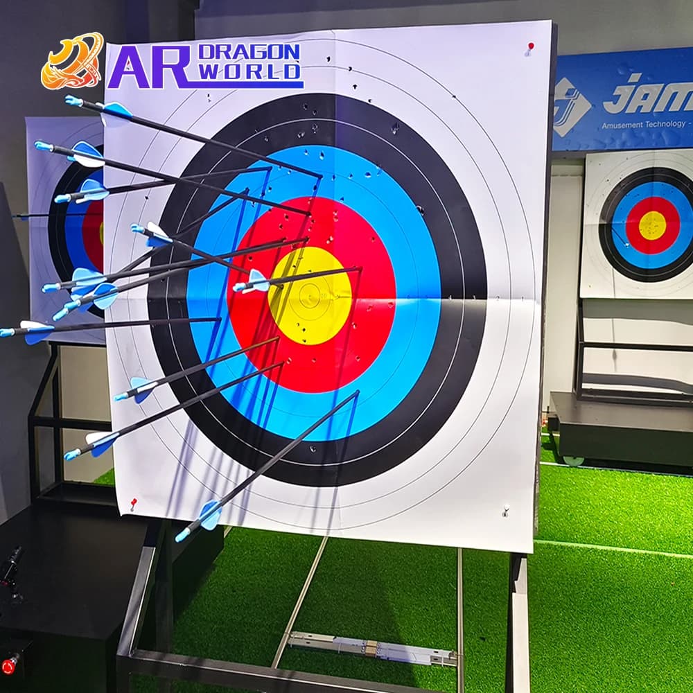 Attrezzatura per tiro con l'arco per divertimenti Tiro con l'arco Shoot The Ring Target Dispositivo classico Centro di gioco sportivo interattivo AR per l'intrattenimento