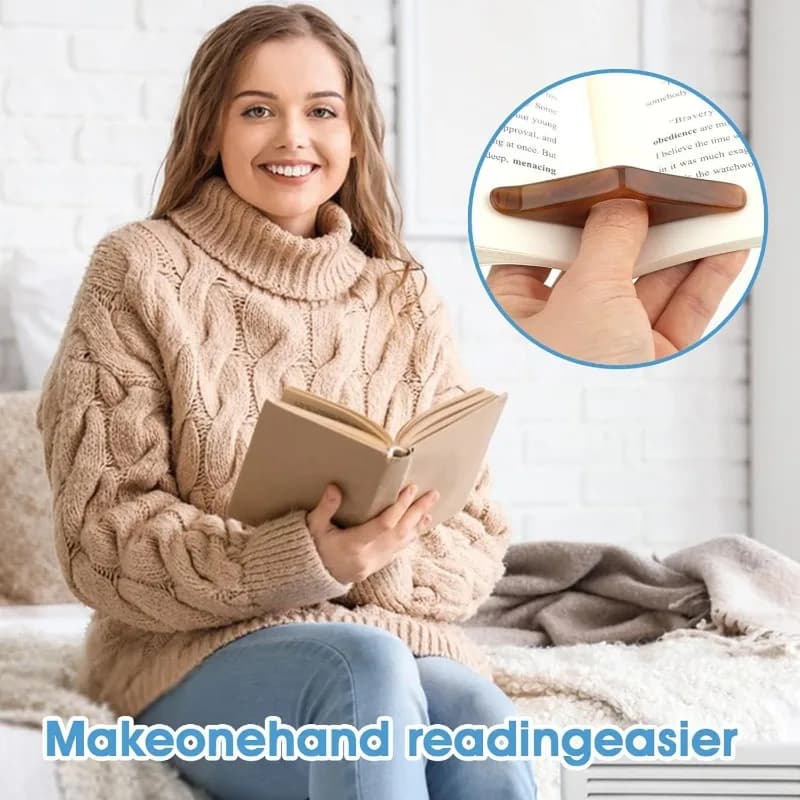 10 pieces/set support tool page book press for inch acrylic bookmark help to read hands free for readers
