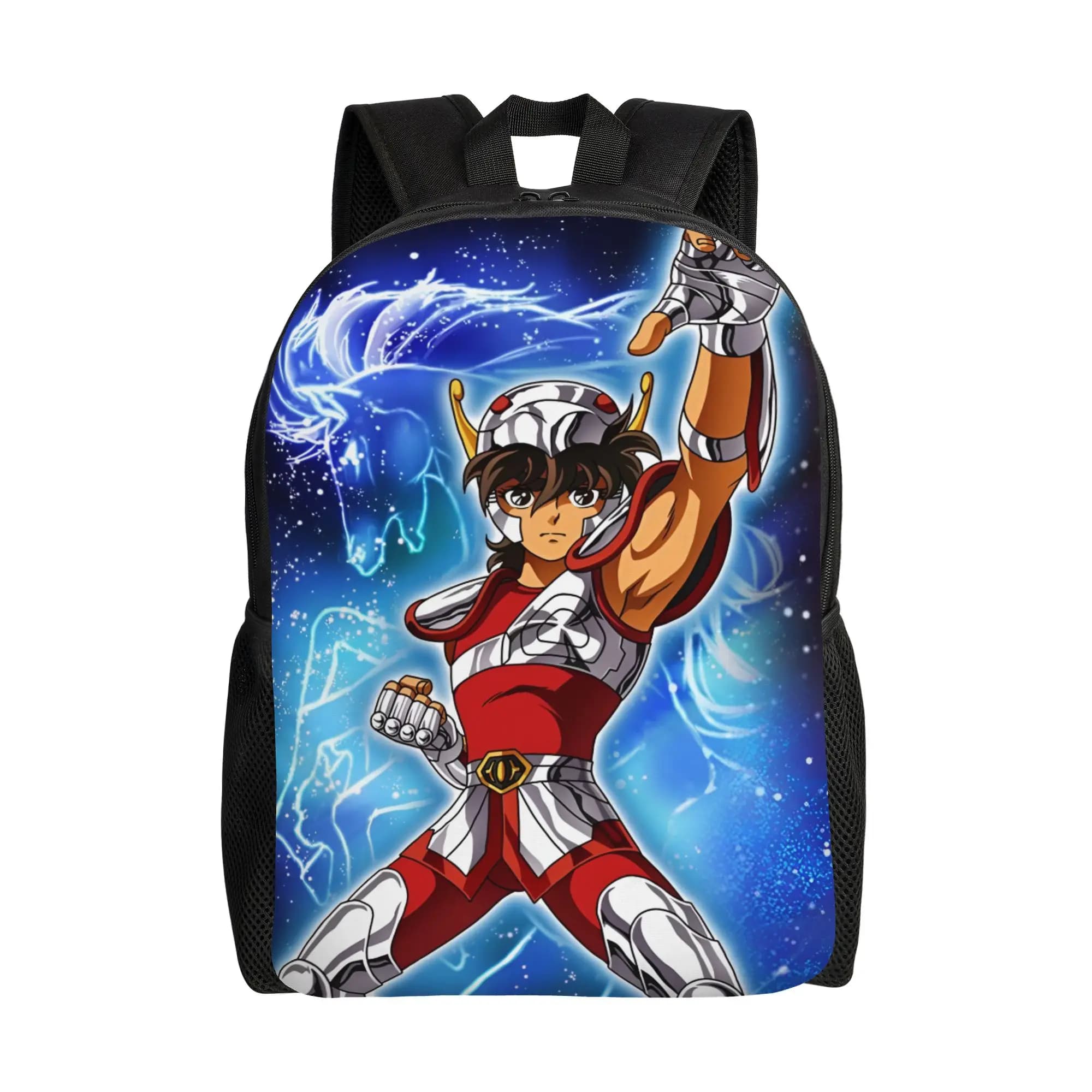 Saint Seiyas Backpacks for Women Men Water Resistant School College Seiya Bag Printing Bookbag