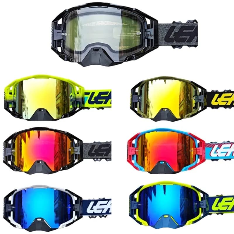 Motocross Glasses 6.5 to Double Layer - Cycling Glasses for Men, Motorcycle Helmet Glasses and Mask Glasses