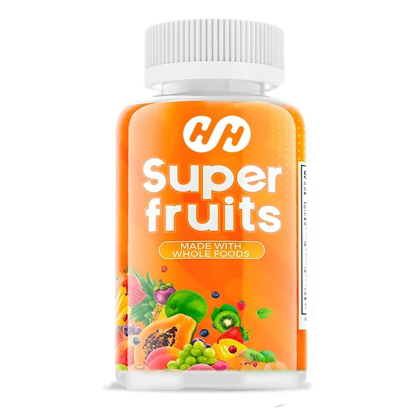 Super Organic Fruit Supplement Super Food Vitamin and Mineral 60 Capsules Suitable for Women, Men and Children - Without Soy
