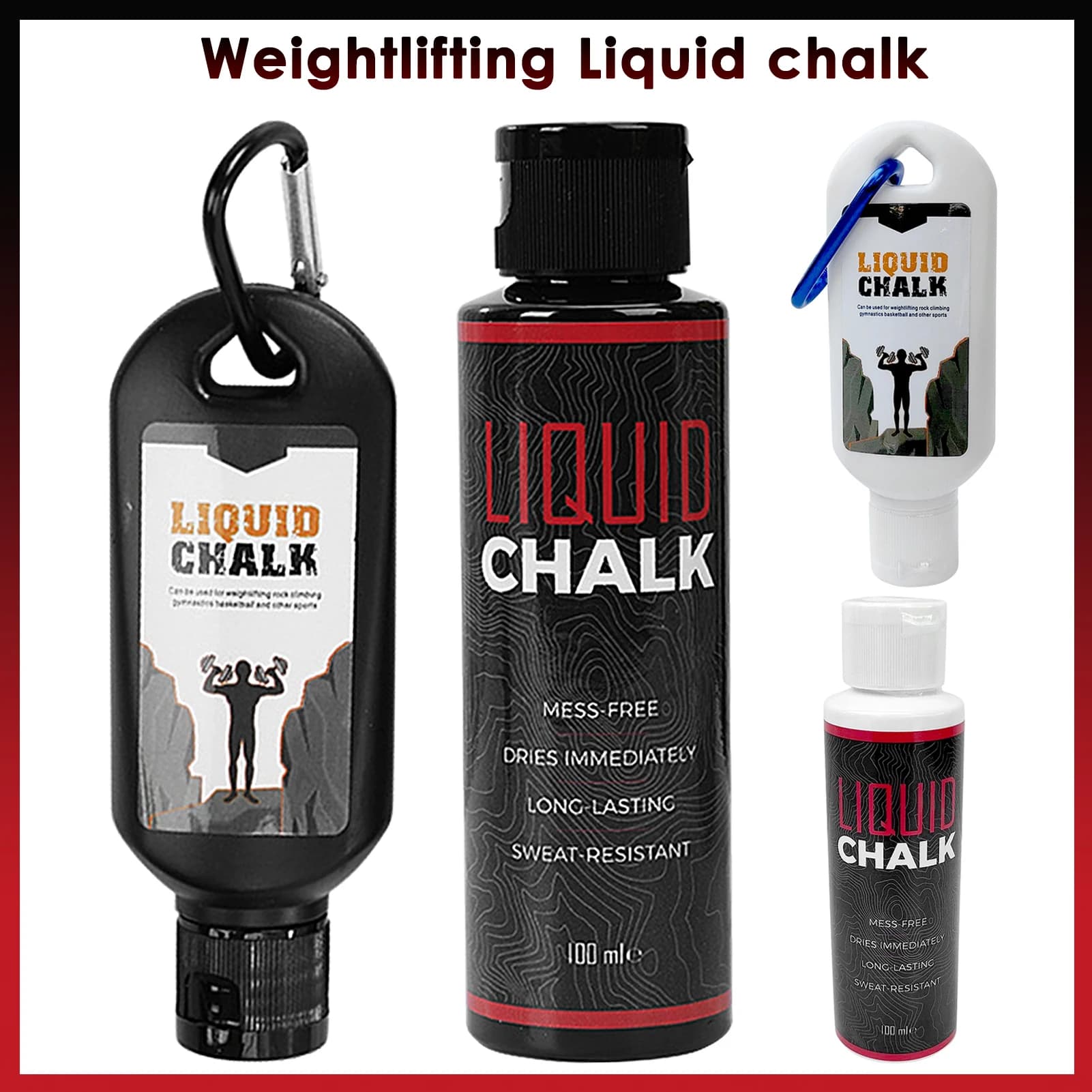 30/50/100ml Gesso Liquid Sports Magnesium Powder Fitness Lifting Weights Cream Anti-slip Grip Lifting Weights Climbing Gym Sport