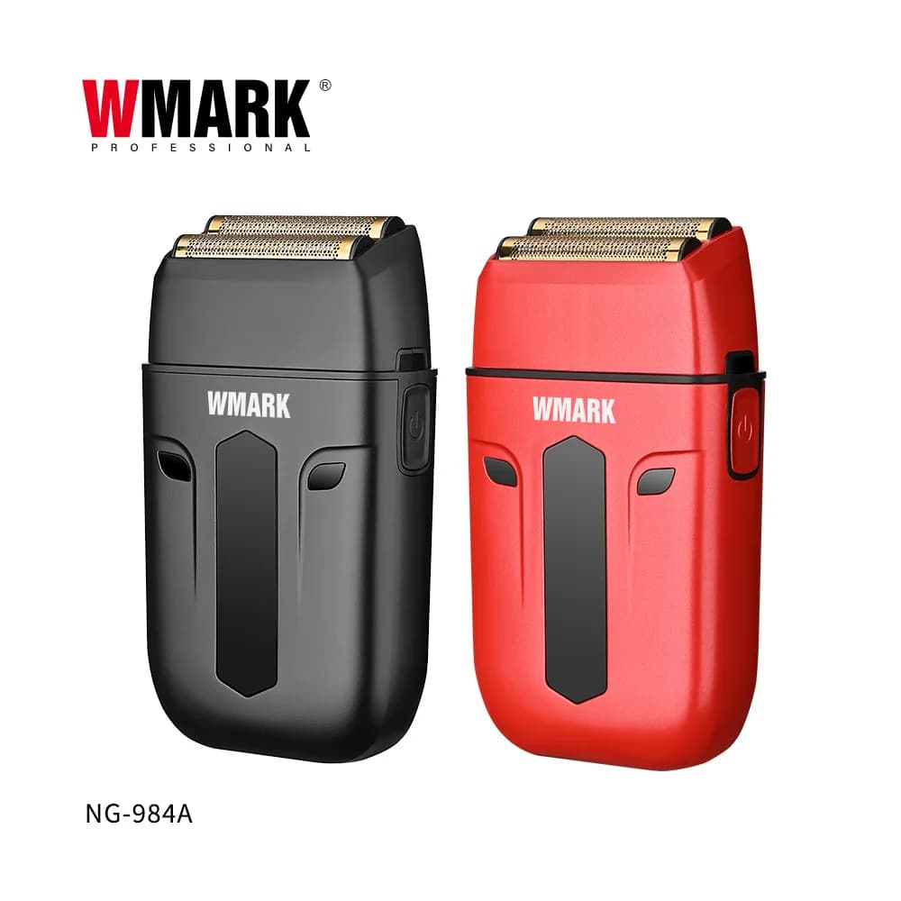 WMARK nuovo NG-984 Sfumatura di testa di olio Sbiancante Acciaio inossidabile inciso placcato in titanio con due coltelli a rete