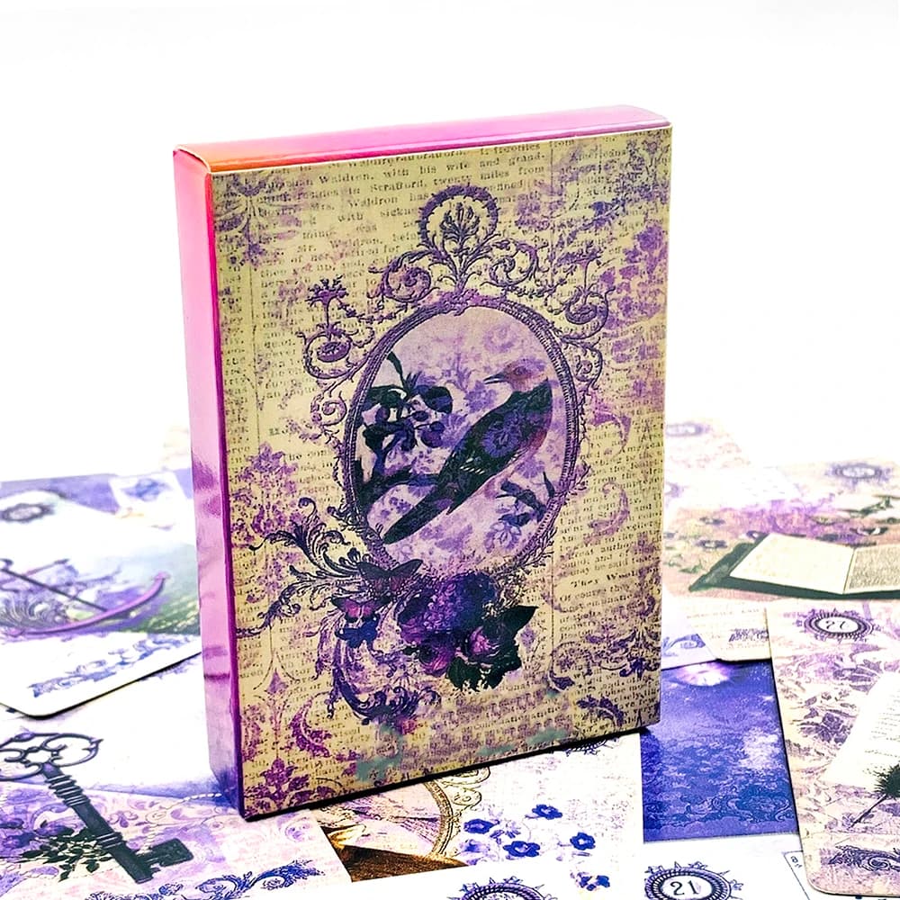 Nuove carte da gioco da 8,8*6,3 cm, 39 carte oracolo preziose, resistenti e portatili, ideali per viaggi, meditazione e pratiche spirituali