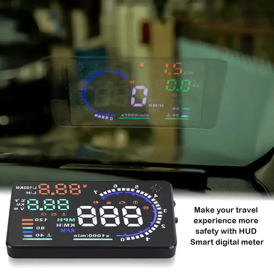 BigBigRoad Auto Auto HUD OBD2 EUOBD Per Audi R8 S5 RS5 A4L S4 RS4 TT TTS 8s MK2 8J Proiettore Parabrezza Auto Head Up Display
