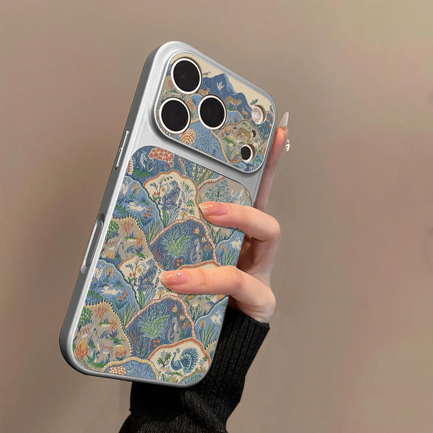 Chinese style peacock window Phone Case For iPhone 17 Pro Max Air 16 E 15 14 13 12 11 Pro Max 17E 8 7 Plus X or 17 Serieso Cover