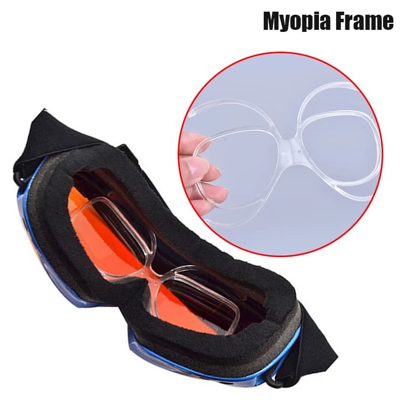 🌷1pc Ski Goggles Frame Insert Optical Adaptor Flexible Prescription Frame （not Glasses)