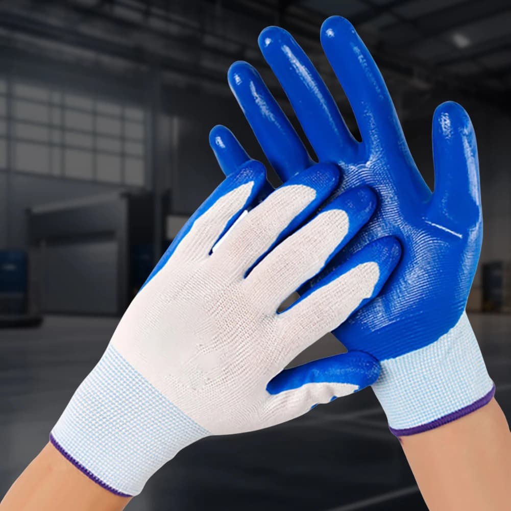 Guanti in Nitrile Confortevoli Senza Lattice Monouso per Laboratori Medici e Preparazione Alimenti, Sicurezza delle Mani
